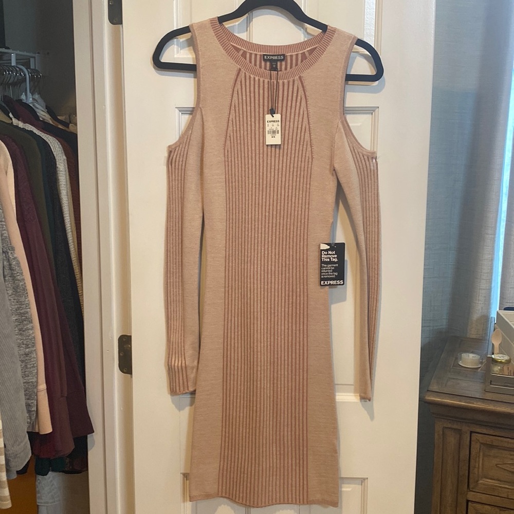 Express long sleeve sweater dress